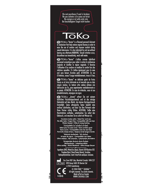Shunga Toko Aroma Lubricante Coco Emociones 5.5 fl oz